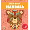 Çocuklar İçin Mandala - Turuncu