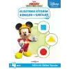 Disney Eğitsel Mickey ve Çılgın Yarışçılar Alıştırma Kitabım Renkler ve Şekiller