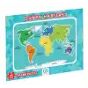 Dünya Haritası Frame Puzzle-35