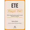 Ete Hayır De! - Hayvansal  Ürünleri Azaltmanıza Yardımcı Olacak Basit  İpuçları ve Kolay Tarifler