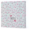 Flamingo 4 - Çizgisiz Yan Boyamalı Defter