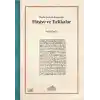 Hadis Şerh Geleneğinde Haşiye ve Talikalar