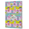 Kahve 10 - Yan Boyamalı Çizgili Defter