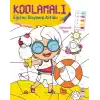 Kodlamalı Eğitici Boyama Kitabı - Eğlenceli Tatil