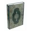 Kuran-ı Kerim - Orta Boy (Suni Deri Cilt Plain - Yeşil)