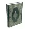 Kuran-ı Kerim - Orta Boy (Suni Deri Cilt Plain - Yeşil)