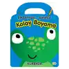 Kurbağa - Çıkartmalı-Çantalı Kolay Boyama