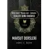 Maksut Dersleri;(kırık Mana - Geniş I·zah - Şemalar I·laller Soru Bankası)