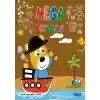 Mega Boyama Kahverengi Kitap