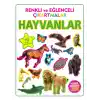 Renkli ve Eğlenceli Çıkartmalar Hayvanlar