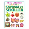 Renkli ve Eğlenceli Çıkartmalar Kavram ve Şekiller