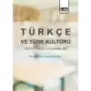 Türkçe ve Türk Kültürü Dersi Etkinlik Uygulamaları