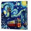 Van Gogh 1 Galata - Çizgisiz Yan Boyamalı Defter
