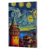 Van Gogh 5 - Galata Çizgili Yan Boyamalı Defter