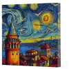 Van Gogh 5 Galata - Çizgisiz Yan Boyamalı Defter