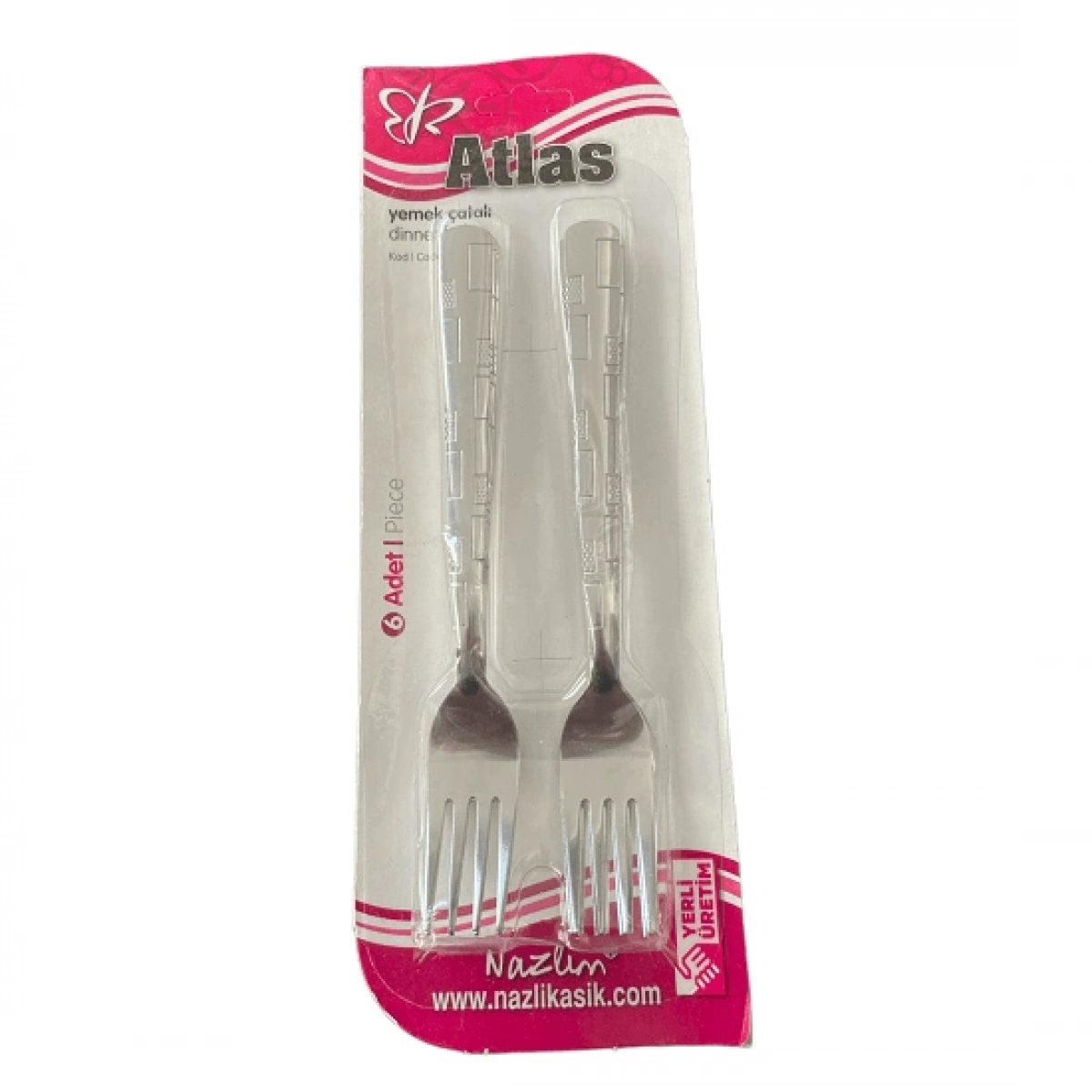 Atlas 6 Lı Yemek Çatalı Seti