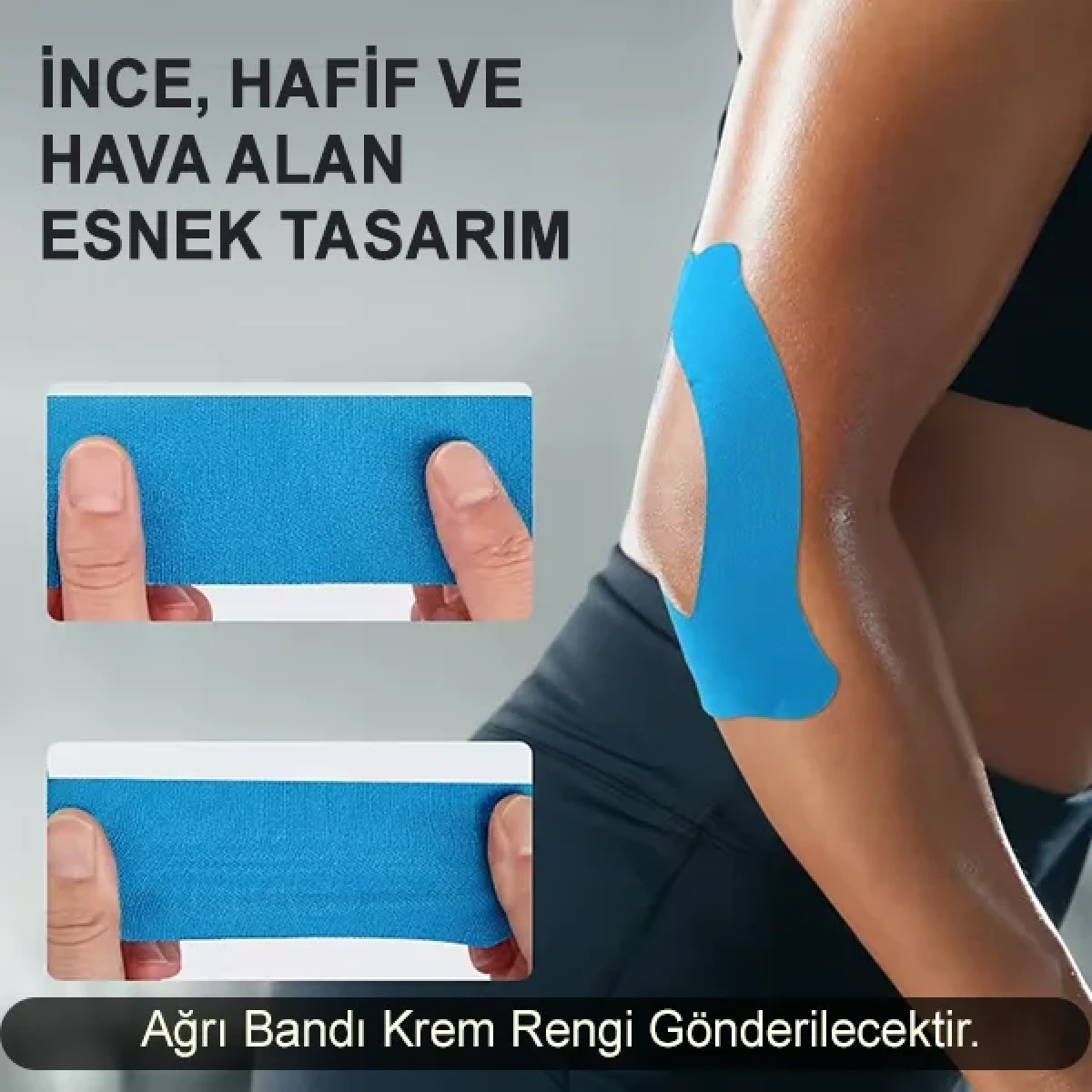 Kınesıo Tape Ağrı Bandı Kinezyo Yüz Terapi Bandı 2.5 Cm x 5 Metre
