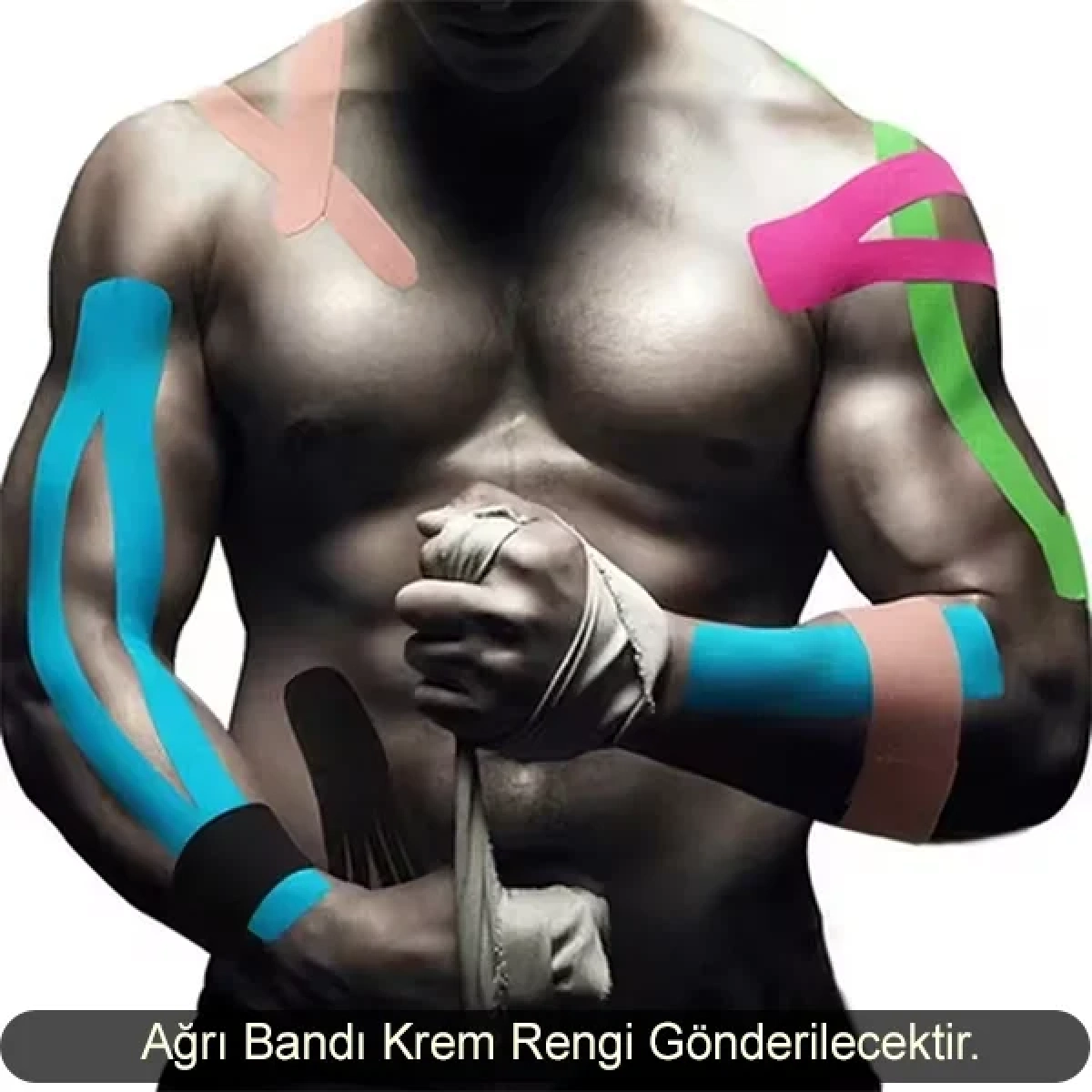 Kınesıo Tape Ağrı Bandı Kinezyo Yüz Terapi Bandı 2.5 Cm x 5 Metre