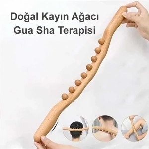 Vücut Spa Masajı Lenfatik Kürek Kas Gevşeme Ahşap Guasha Sopa Rahatlatıcı Masaj Aleti