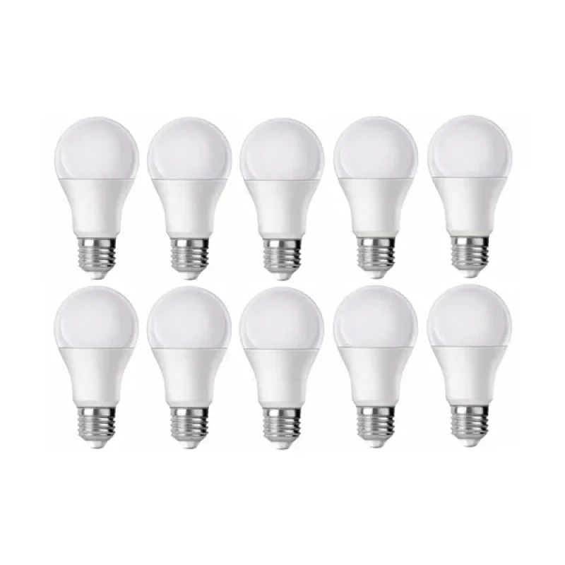 10 Adet Forlife Tasarruflu Beyaz Led Ampul 9W