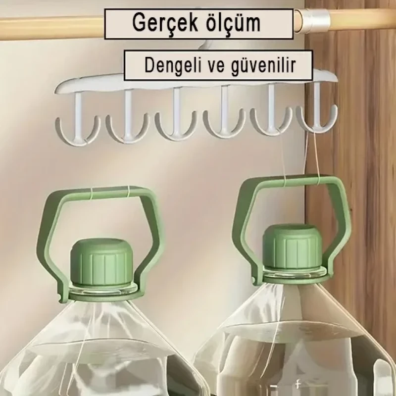 12 Kancalı Fonksiyonel Çok Amaçlı Askı