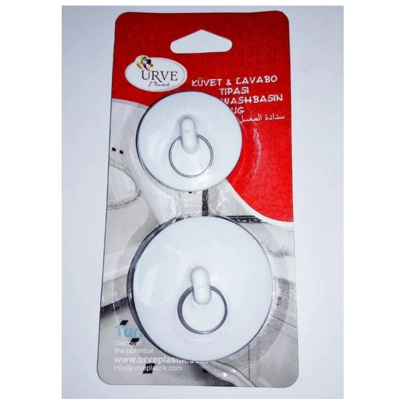 2 Li Banyo Küvet Lavabo Tıpası