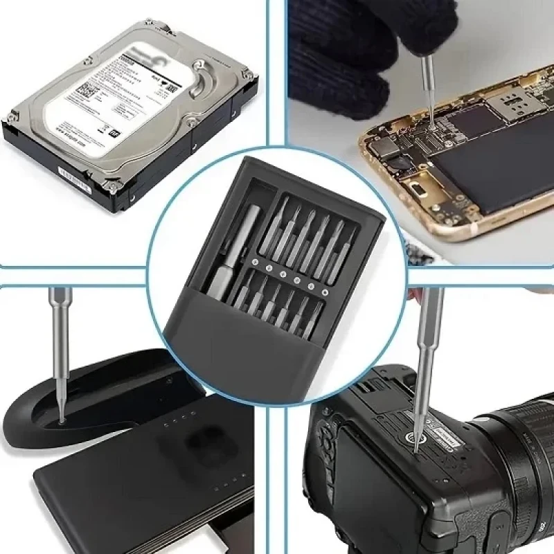 25 Parça Çelik Profesyonel Tornavida Seti