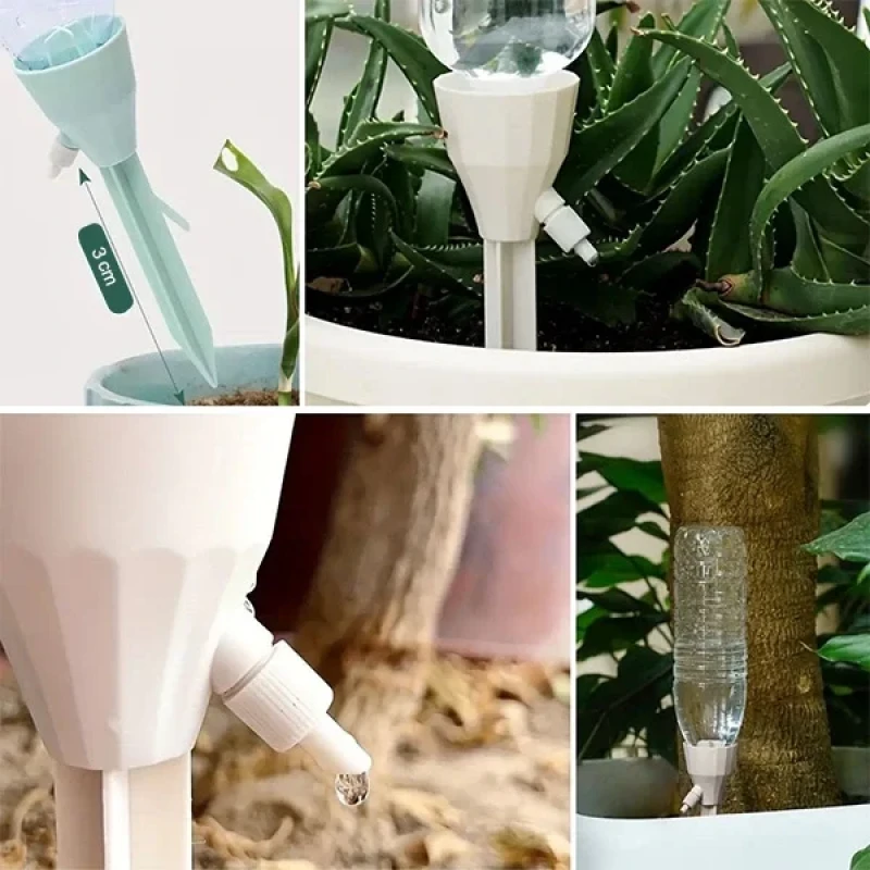 3 Adet Damlama Ayarlı Çiçek Bitki Sulama Aparatı