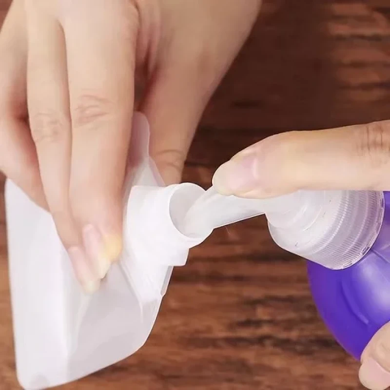 3 Lü 100 ml Doldurulabilir Krem Şampuan Kabı