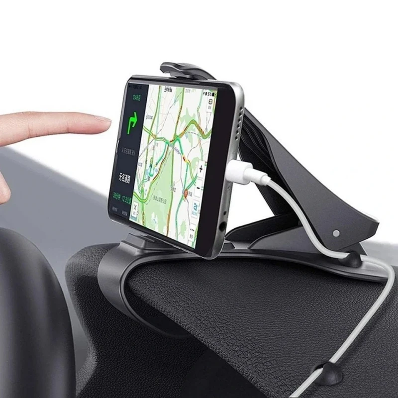 360 Derece Oynar Gösterge Üstü Araç Telefon Tutucu