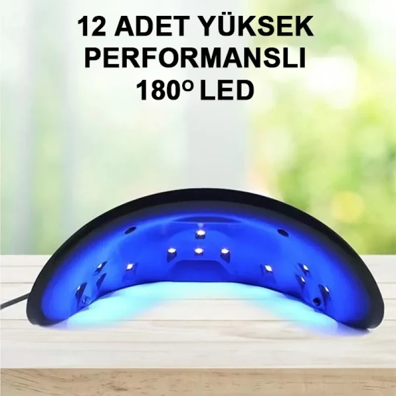 36w Oje ve Tırnak Kurutucu Fototerapi Makinesi Dijital Göstergeli