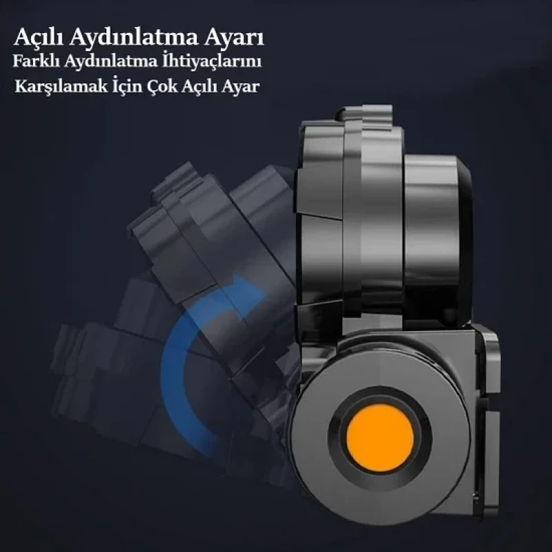 3w Cob Led Güçlü Kafa Feneri Şarjlı