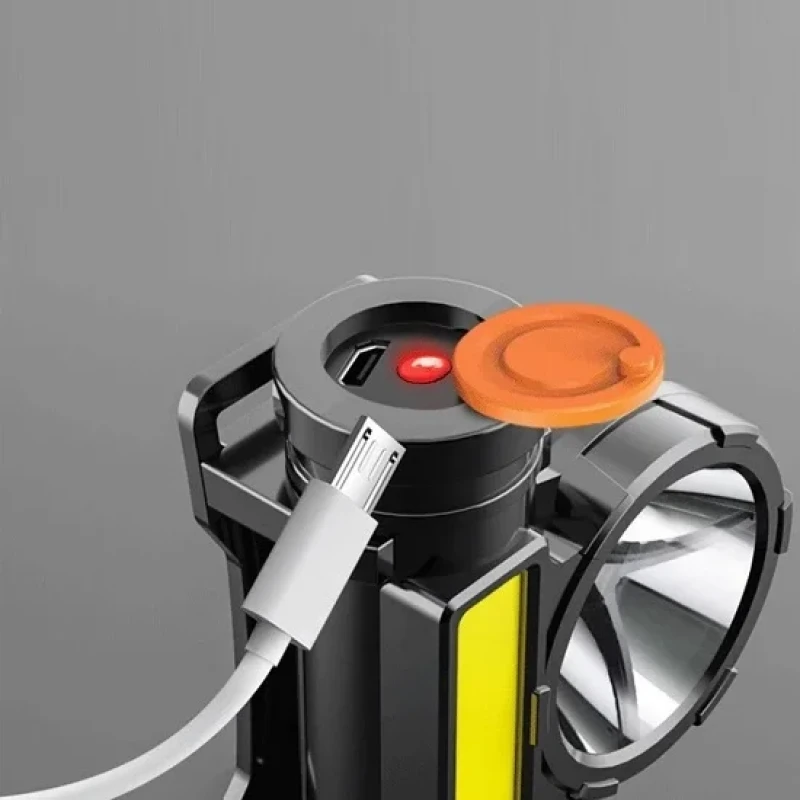 3w Cob Led Güçlü Kafa Feneri Şarjlı