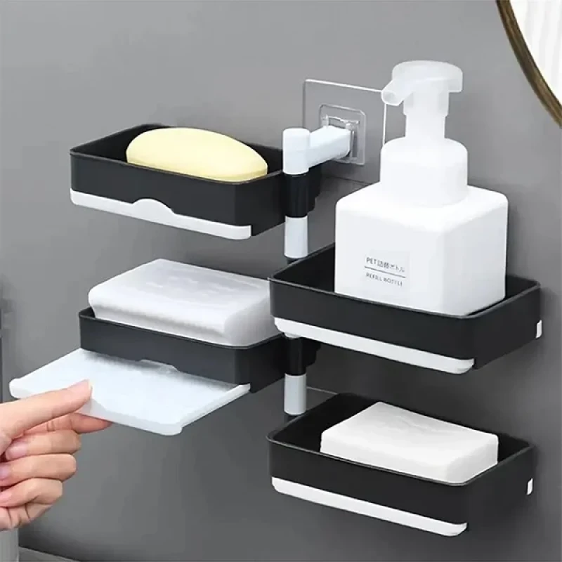 4 Katlı Banyo Duş Organizeri Sabunluk Şampuanlık