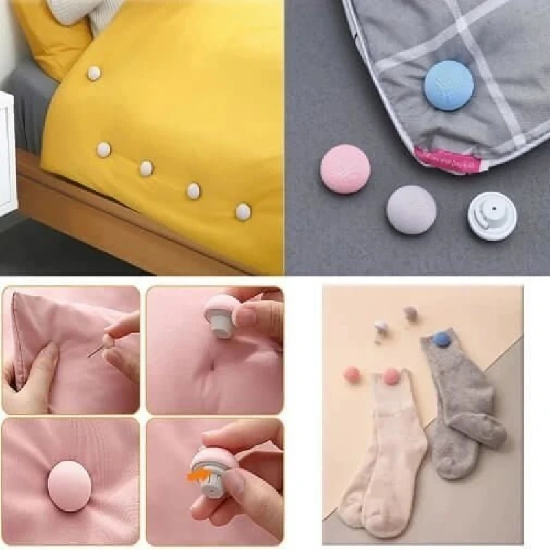 4 Lü Mantar Şeklinde Yorgan Sabitleme İğnesi