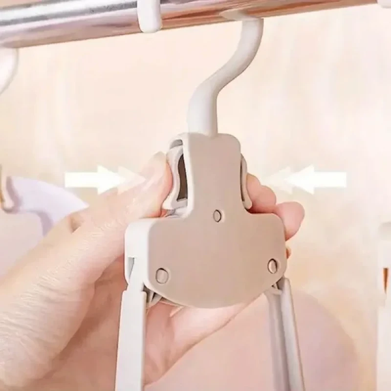 5 Adet Portatif Katlanabilir Seyahat Askısı Elbise Askısı