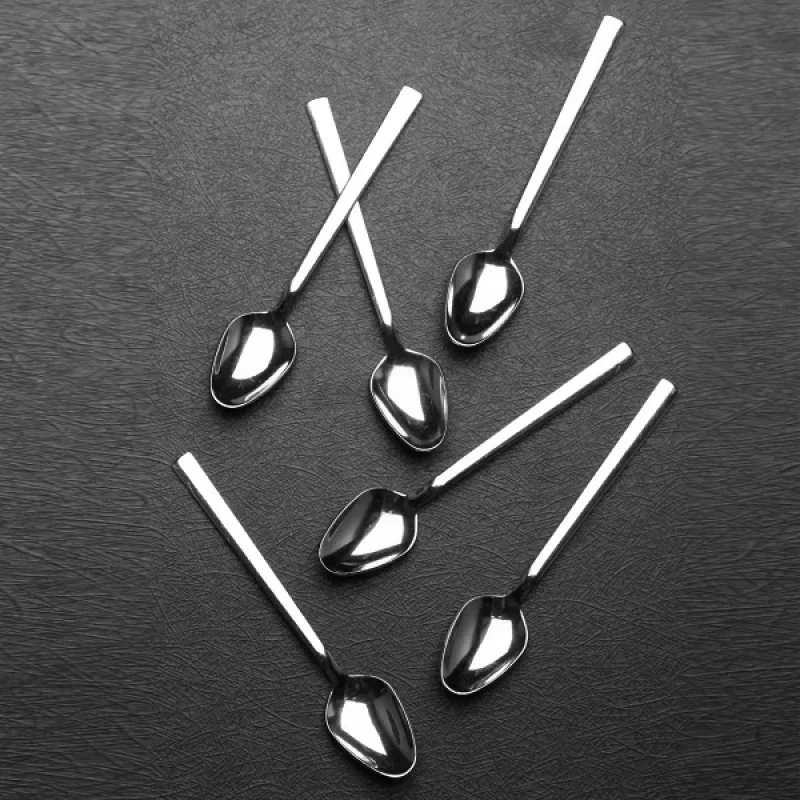6 Adet Çelik Lüx Çay Kaşığı Klasik