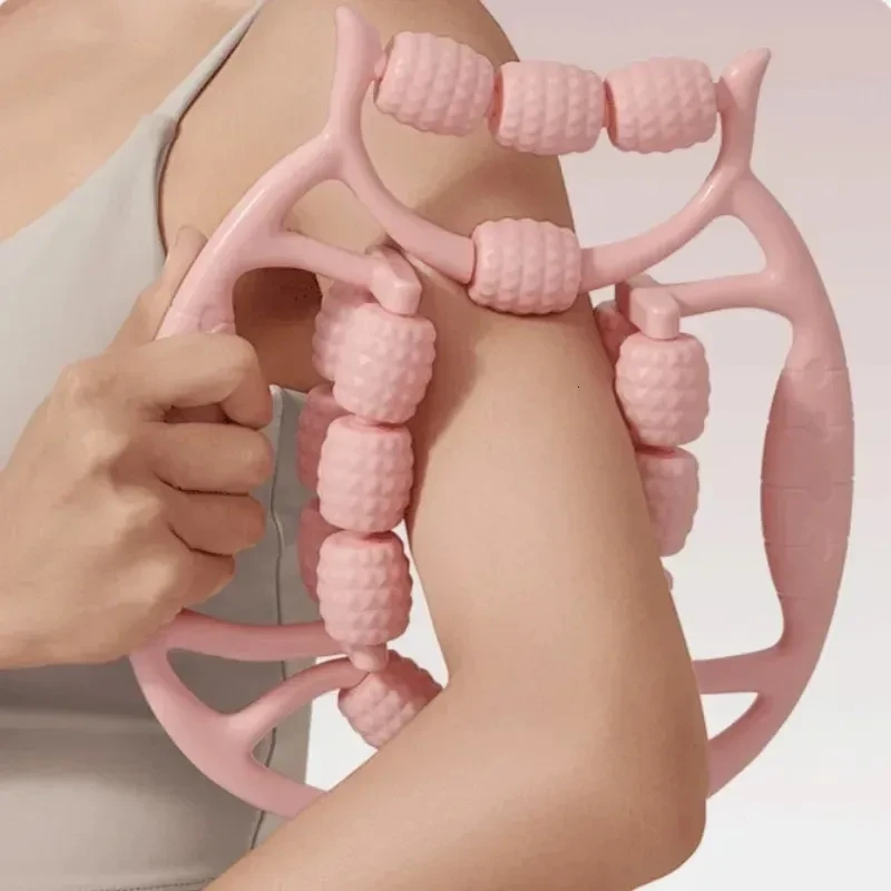 18 Tekerlekli Kas Rahatlatma Selülit Masaj Aleti Bacak İnceltme Masaj Aleti