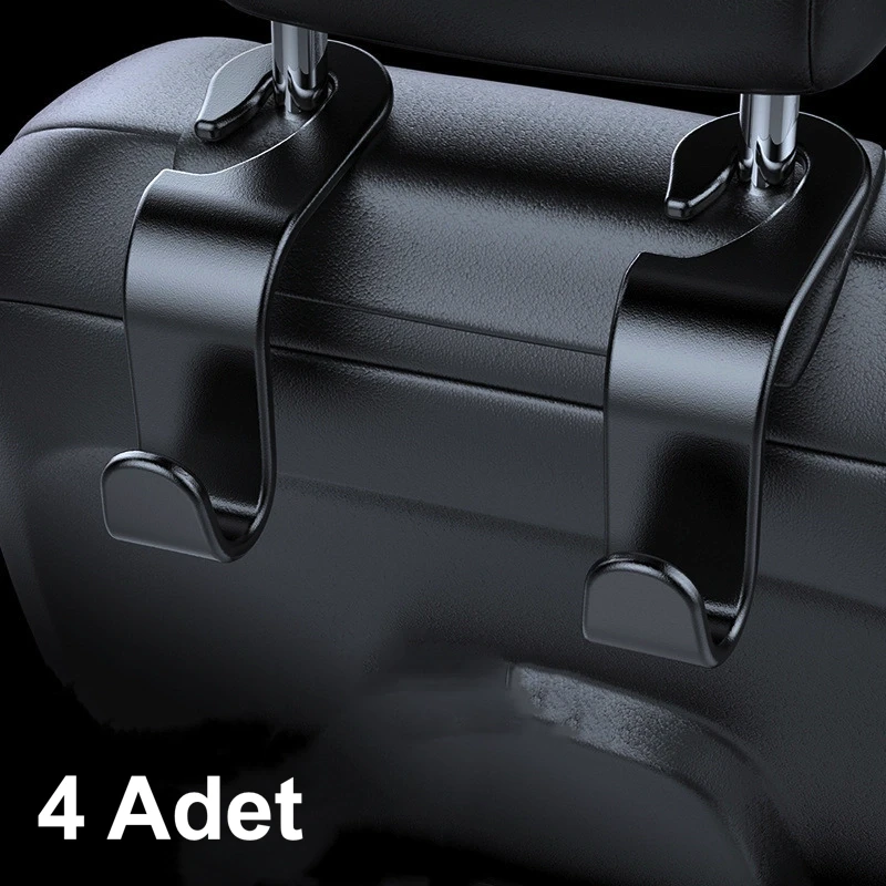 4 Adet Araba Koltuk Arkası Askı