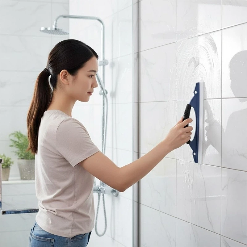 Çok Amaçlı Cam Çekçeği Araç Camı Duşakabin Fayans ve Ayna İçin Leke Temizleme Aparatı