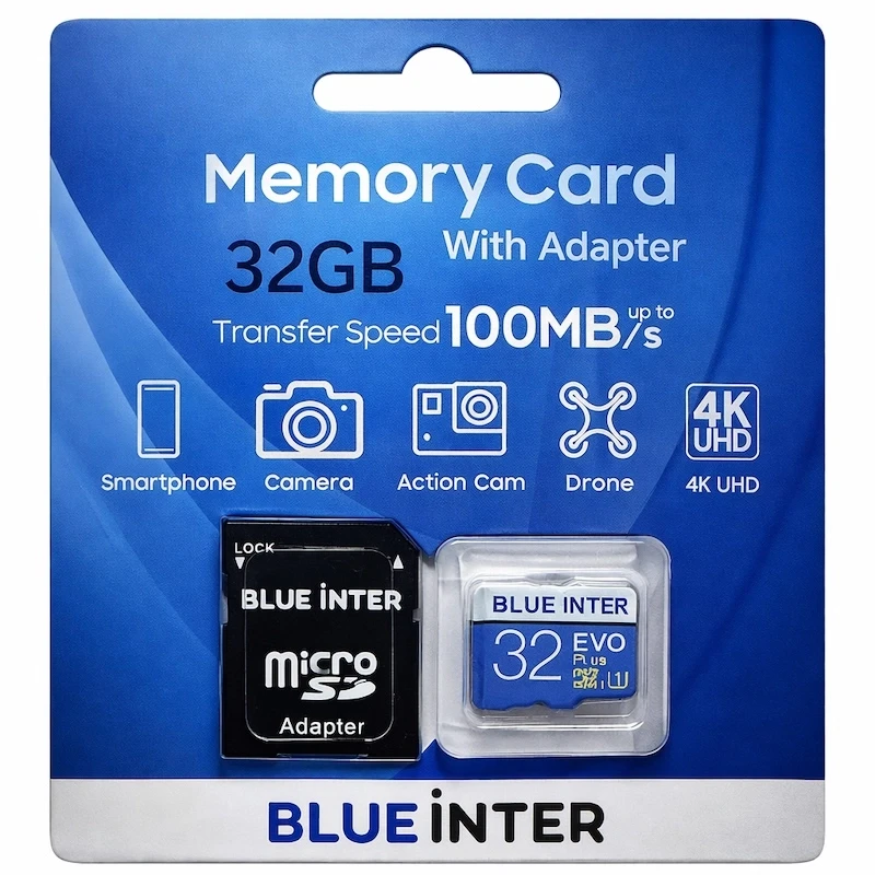 Blue İnter microSD 32 GB Hafıza Kartı