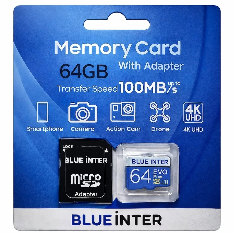 Blue İnter microSD 64 GB Hafıza Kartı