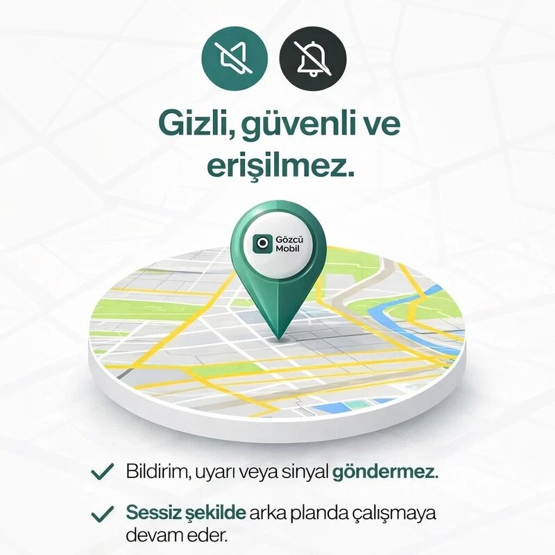 Gözcü Mini Android ve İos Uyumlu Takip Cihazı Geçmişe Dönük Konum Gps Araç Motor Çocuk Gizli