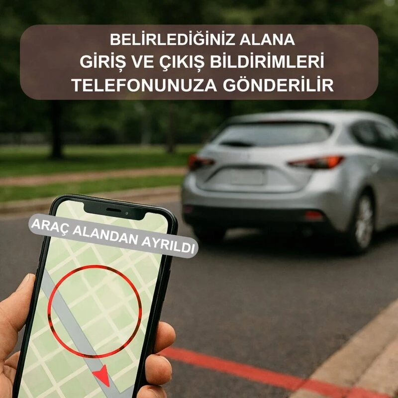 Gözcü Mega Android ve İos Uyumlu Takip Cihazı 3 Yıl Pil Ömrü Geçmişe Dönük Konum Gps Araç Motor Çocuk Gizli