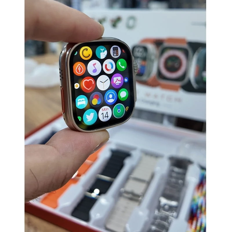 Ultra 9 Model 7 Kordonlu Akıllı Saat Nabız Adımsayar Bluetooth Bağlantılı Smart Watch