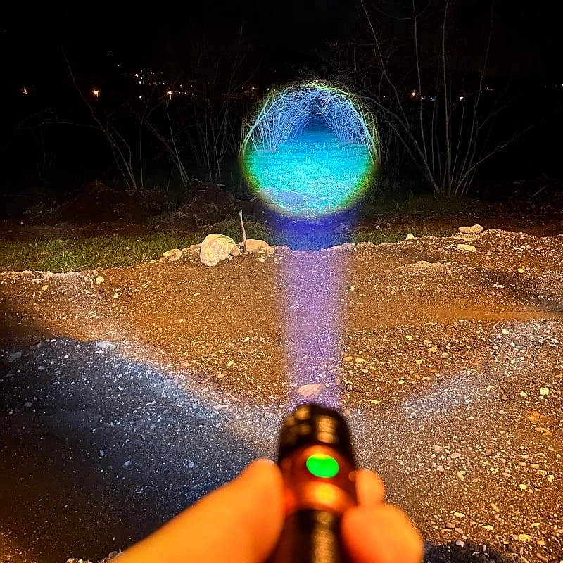 20W Yüksek Zoom Özellikli 1000 Lümen Şarjlı Profesyonel Zoomlu El Feneri