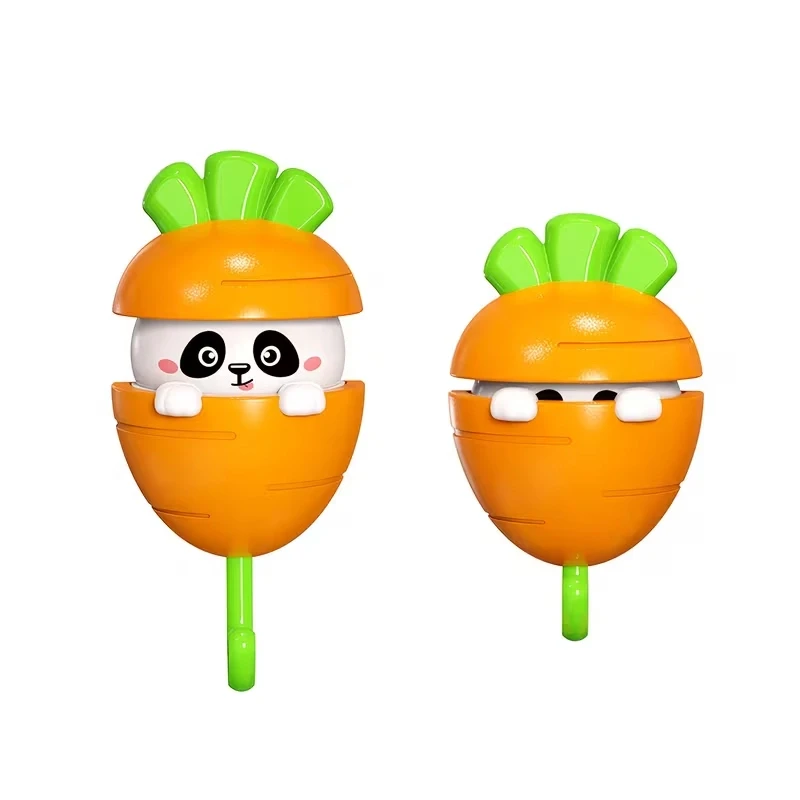 Havuç Tasarımlı Otomatik Açılan Süper Güçlü Yapışkanlı Askı