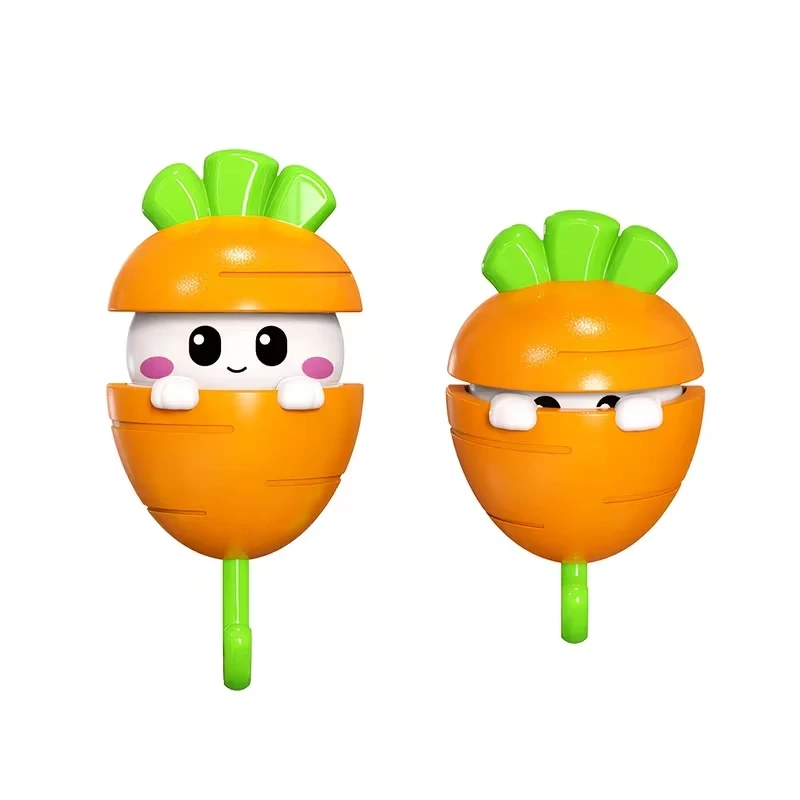 Havuç Tasarımlı Otomatik Açılan Süper Güçlü Yapışkanlı Askı