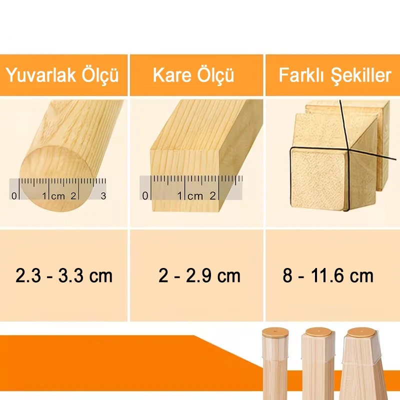 4 Lü Keçeli Şeffaf Silikon Sandalye Ayağı Koruyucu Çizdirmez