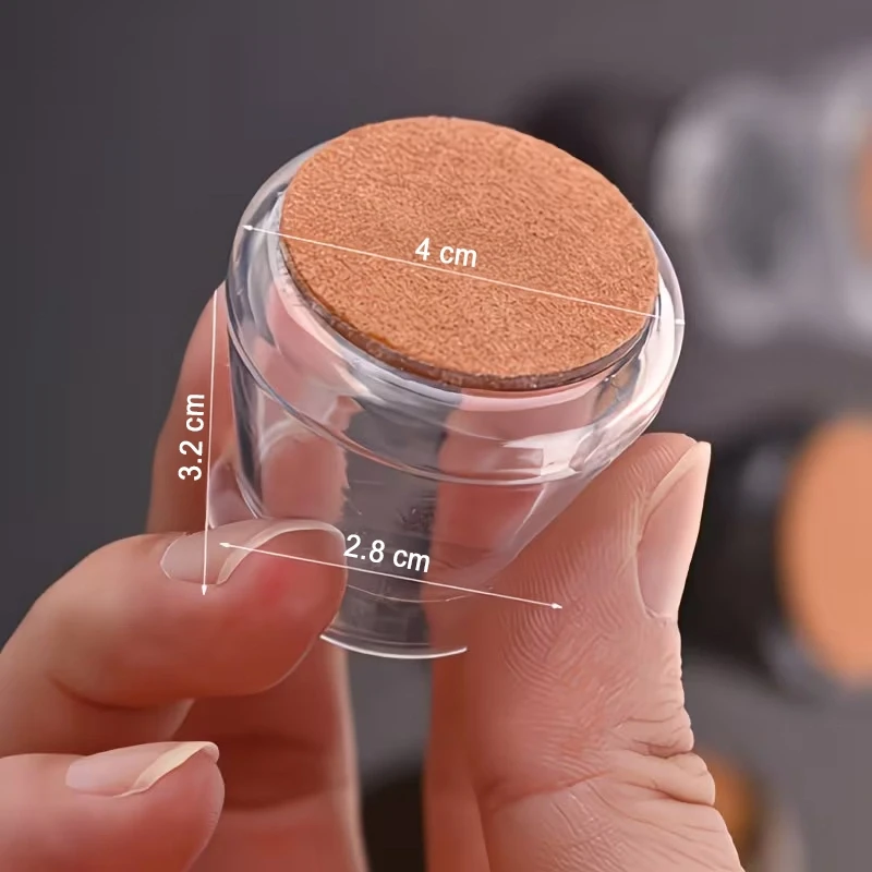 4 Lü Keçeli Şeffaf Silikon Sandalye Ayağı Koruyucu Çizdirmez